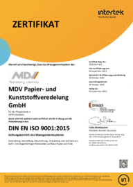 Zertifiziertes Managementsystem