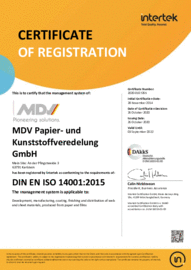 Certified management system