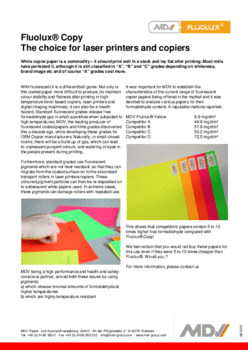 Fiche d'informations Fluolux® Copy