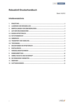 Robuskin Druckerhandbuch