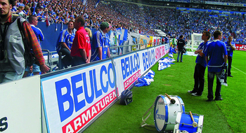 Rollbande, Fußball - Klicken zum Vergrößern