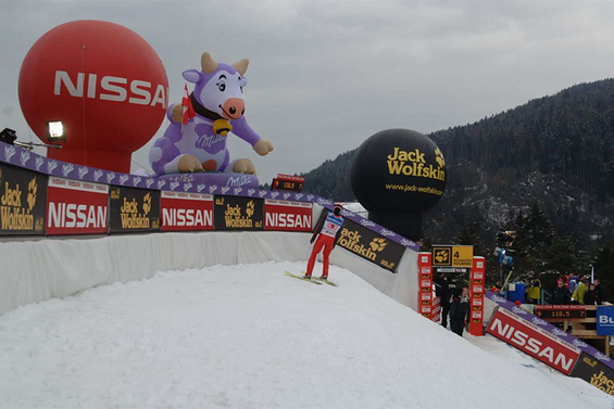 Rollbande, Ski - Klicken zum Vergrößern